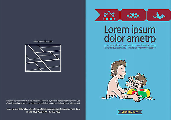 템플릿 편집 표지디자인 북디자인 어린이교육 교육 표지 남자 어린이 백그라운드 북커버 물놀이 사람모양 사람 소년 팜플렛 상반신 성인 두명 운동 수영 튜브 남자만 이미지템플릿 AI파일 모양 놀이 건강 수상스포츠 파일형식 벡터