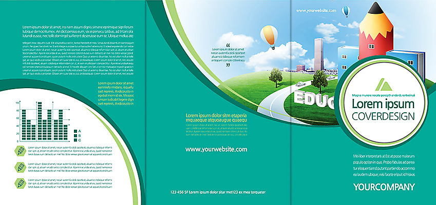 나무 식물 구름 템플릿 편집 표지디자인 북디자인 교육 표지 길 리플렛 백그라운드 북커버 3단접지 학교 하늘 그래프 빌딩 팜플렛 사람없음 책 연필 열기구 이미지템플릿 AI파일 자연요소 항공교통 학용품 건물 필기구 파일형식 벡터