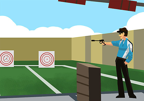 주간 PSD 모자 남자 스포츠 일러스트 운동선수 한명 서기 들기 사람 경기 야외 경기장 총 열정 사격 아시안게임 사격수 남자만 남자한명만 국내일러스트 자연요소 1 잡화 감정 무기 스포츠시설 모션 파일형식