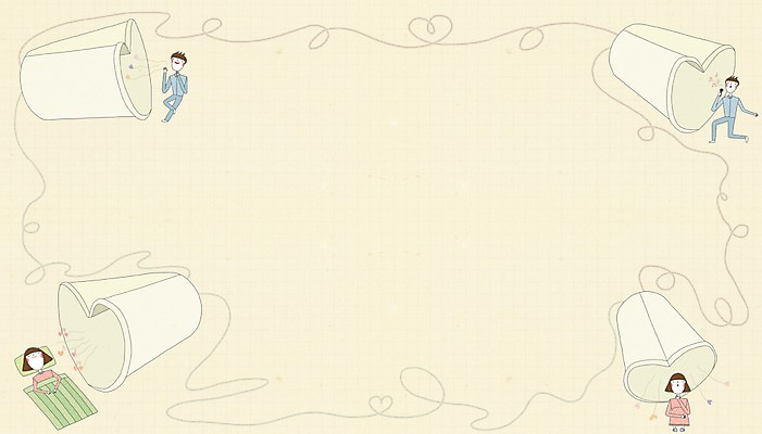 PSD 커플 여자 남자 백그라운드 일러스트 사랑 사람 여러명 하트 연결 실전화기 국내일러스트 모양 감정 다수 관계 파일형식