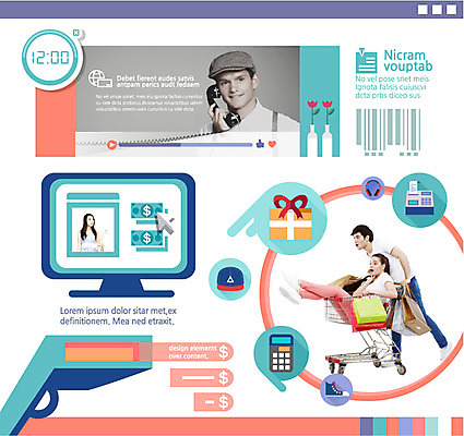 템플릿 여자 남자 웹템플릿 웹소스 모바일 사람 여러명 쇼핑 웹 쇼핑카 어플리케이션 UI 모바일소스 엘리먼트 웹엘리먼트 이미지템플릿 AI파일 다수 인터넷 카트 파일형식 벡터 편집소스