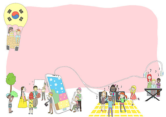 PSD 백인 여자 남자 여유 음악 여행 흑인 일러스트 동양인 여러명 스마트폰 여행객 카메라 사진촬영 촬영 헤드폰 공연 한국인 무대 열기구 춤 체험 군중 한복 그림 전통체험 국내일러스트 서양인 한국전통 감정 음향기기 다수 컨셉 항공교통 문화예술 사람 인종 이벤트 전자제품 핸드폰 스마트기기 전통의상 파일형식