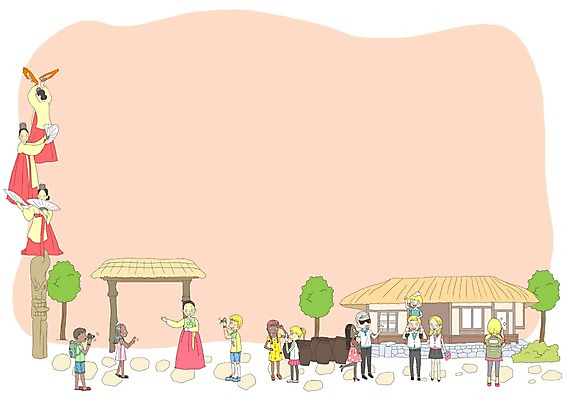 PSD 외국인 백인 한국문화 한국전통 여자 남자 여유 여행 흑인 고건축 일러스트 초가집 동양인 여러명 여행객 카메라 체험 군중 한복 전통체험 부채춤 국내일러스트 서양인 동양문화 전통 건축물 감정 다수 컨셉 한옥 한국 사람 인종 전자제품 전통의상 전통공연 전통무용 파일형식