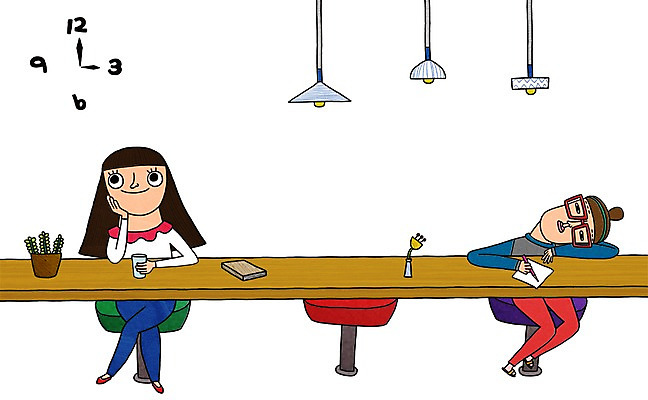 전신 PSD 우먼라이프 라이프스타일 여자 시계 생각 의자 일러스트 상상 휴식 조명 앉기 20대 성인 취미 두명 카페 창가 여자만 성인여자만 청년만 청년여자만 성인만 국내일러스트 가구 컨셉 창문 모션 사람 청년 생활 상점 파일형식