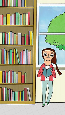 전신 PSD 우먼라이프 라이프스타일 긴머리 여자 일러스트 책장 실내 한명 서기 20대 성인 취미 책 독서 도서관 창가 여자만 여자한명만 성인여자만 청년만 청년여자만 성인한명만 청년여자한명만 성인여자한명만 성인만 국내일러스트 1 헤어스타일 교육 가구 창문 모션 사람 청년 내부 생활 파일형식