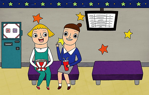 전신 PSD 우먼라이프 라이프스타일 여자 음료 일러스트 실내 들기 사람 앉기 20대 성인 취미 두명 친구 소파 모니터 영화관 영화 팝콘 문화생활 여자만 성인여자만 청년만 청년여자만 성인만 국내일러스트 의자 관계 모션 문화예술 청년 내부 생활 컴퓨터 극장 파일형식