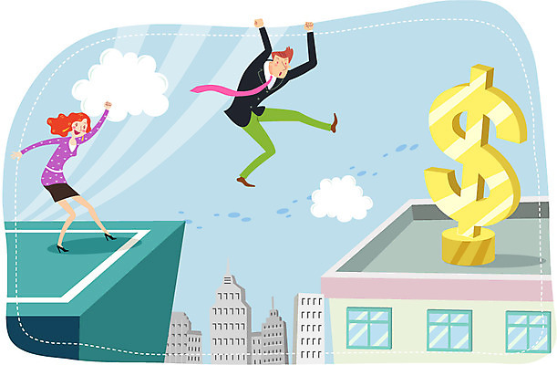 주간 구름 여자 남자 스포츠 일러스트 비즈니스 응원 사람 정장 빌딩 청년 성인 야외 두명 건물 달러 점프 금색 비즈니스맨 비즈니스우먼 화폐기호 목표 옥상 동료 열정 멀리뛰기 청년만 성인만 국내일러스트 AI파일 자연요소 건축물 기호 옷 감정 컬러 컨셉 돈 관계 모션 직장인 화폐 파일형식 벡터