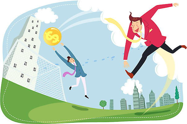 주간 전신 구름 남자 스포츠 일러스트 비즈니스 성공 정장 성인 야외 두명 건물 달러 점프 경쟁 비즈니스맨 화폐기호 목표 열정 핸드볼 남자만 성인남자만 성인만 국내일러스트 AI파일 자연요소 건축물 기호 옷 감정 컨셉 돈 모션 사람 구기 직장인 화폐 파일형식 벡터