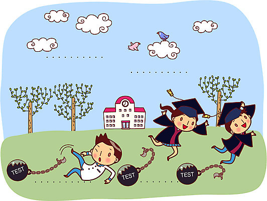 주간 나무 구름 학생 여자 남자 여유 일러스트 졸업 학교 청소년 휴식 사람 야외 10대 세명 자유 탈출 일탈 족쇄 십대만 국내일러스트 AI파일 자연요소 식물 교육 감정 컨셉 파일형식 벡터