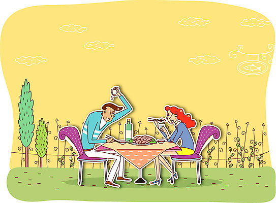 나무 커플 여자 남자 행복 여유 음식 의자 데이트 일러스트 탁자 사람 성인 야외 두명 울타리 회 안주 소주 축배 소주잔 성인만 국내일러스트 AI파일 식물 감정 가구 술잔 관계 주류 담장 파일형식 벡터