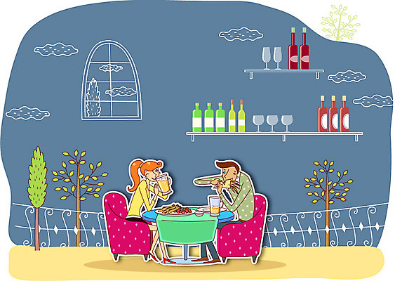 나무 커플 여자 남자 행복 여유 의자 데이트 일러스트 창문 탁자 맥주 사람 앉기 성인 두명 울타리 와인 먹기 오징어 술자리 축배 마른안주 성인만 국내일러스트 AI파일 식물 감정 가구 관계 모션 연체동물 주류 담장 수중동물 파일형식 벡터