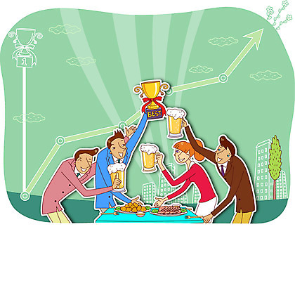 나무 여자 남자 행복 화살표 여유 일러스트 비즈니스 그래프 맥주 들기 사람 여러명 상반신 성인 건물 파티 치킨 축하 비즈니스맨 비즈니스우먼 트로피 안주 동료 건배 상승 맥주잔 족발 축배 목표달성 회식 성인만 치맥 국내일러스트 AI파일 식물 건축물 감정 다수 컨셉 술잔 관계 모션 주류 돼지고기 이벤트 식사 직장인 상_우승 닭고기요리 파일형식 벡터