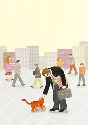 주간 PSD 동물 한마리 여자 남자 행복 일러스트 거리 함께함 사람 정장 여러명 야외 건물 반려동물 고양이 도시 비즈니스맨 동물보호 쓰다듬기 국내일러스트 자연요소 1 건축물 옷 감정 다수 컨셉 비즈니스 포유류 모션 직장인 사회이슈 파일형식