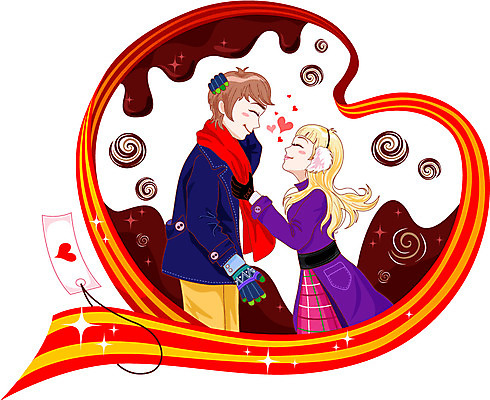 커플 여자 기념일 남자 행복 장갑 프로포즈 일러스트 데이이벤트 함께함 발렌타인데이 선물 사랑 웃음 사람 상반신 두명 초콜릿 목도리 기쁨 하트 귀마개 즐거움 만족 겨울옷 국내일러스트 AI파일 모양 잡화 옷 감정 컨셉 겨울 관계 디저트 표정 이벤트 파일형식 벡터