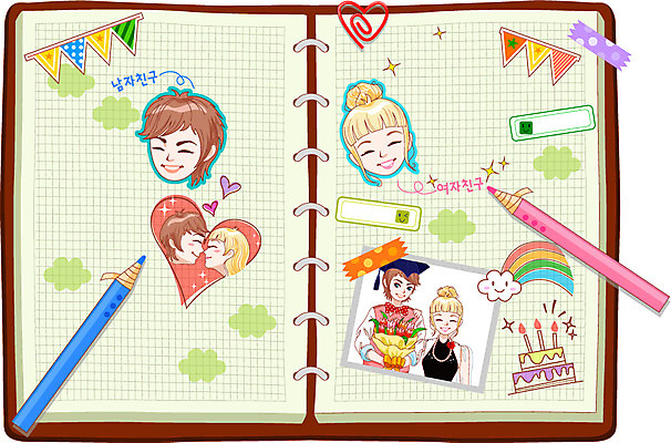 구름 커플 여자 기념일 남자 행복 얼굴 무지개 스티커 일러스트 데이이벤트 색연필 함께함 사랑 사람 여러명 장식 다이어리 기쁨 즐거움 만족 기념사진 국내일러스트 AI파일 자연요소 감정 다수 컨셉 관계 학용품 이벤트 신체부위 사무용품 파일형식 벡터