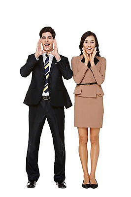 포토 JPG 스튜디오촬영 전신 서양인 외국인 백인 해외기획촬영 여자 남자 행복 2013년태국 비즈니스 모션 함께함 실내 서기 미소 사람 정장 손짓 20대 청년 성인 두명 앞모습 다정 외침 직장인 비즈니스맨 비즈니스우먼 청년만 성인만 국내포토 직업 옷 감정 뷰포인트 컨셉 표정 인종 내부 소리 파일형식