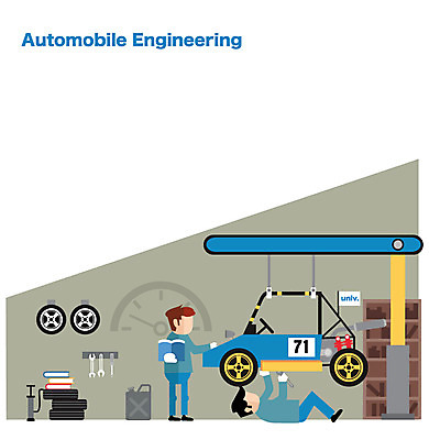 교육 남자 대학생 일러스트 자동차 사람 두명 엔지니어 수리 목표 계획 대학교 열정 자동차공학과 남자만 국내일러스트 AI파일 학생 감정 육상교통 컨셉 학교 기술자 파일형식 벡터