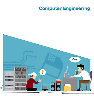 교육 남자 대학생 일러스트 기술 사람 두명 전자제품 컴퓨터 목표 계획 대학교 열정 컴퓨터공학과 남자만 국내일러스트 AI파일 학생 감정 컨셉 학교 파일형식 벡터