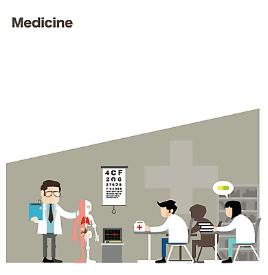 여자 교육 남자 대학생 일러스트 의학 인체모형 사람 여러명 교수 의사 목표 계획 강의 대학교 열정 국내일러스트 AI파일 학생 감정 다수 컨셉 학교 모형 교사 의료진 파일형식 벡터