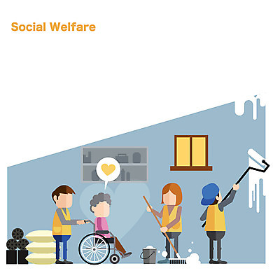 여자 교육 노년 남자 대학생 일러스트 사람 여러명 봉사 목표 계획 청소 대학교 열정 사회복지학과 노인만 성인만 국내일러스트 AI파일 학생 감정 다수 컨셉 학교 성인 도움 파일형식 벡터