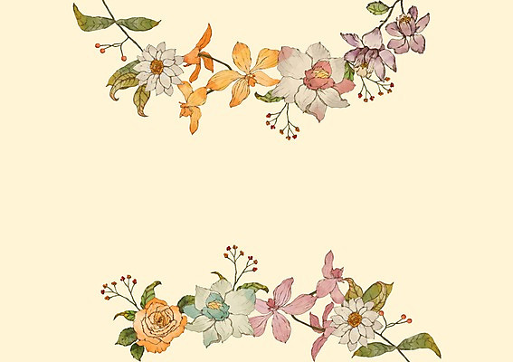 모양 PSD 식물 꽃 백그라운드 일러스트 프레임 사람없음 꽃프레임 국내일러스트 파일형식