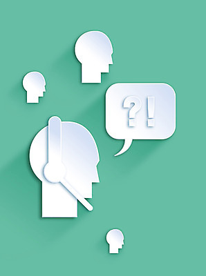 아이콘 얼굴 컬러 백그라운드 말풍선 여러명 옆모습 초록색 플랫 페이퍼아트 상담원 플랫아이콘 상담 2D아이콘 AI파일 뷰포인트 다수 사람 신체부위 사무원 파일형식 벡터