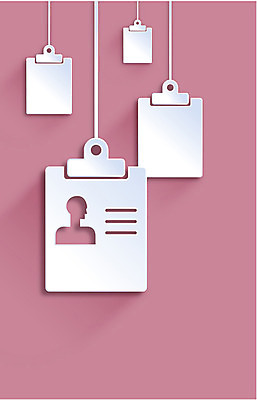 아이콘 분홍색 컬러 백그라운드 사람없음 플랫 페이퍼아트 이름표 오브젝트 플랫아이콘 사원증 2D아이콘 AI파일 비즈니스 파일형식 벡터