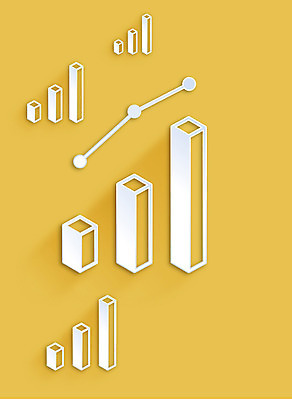 아이콘 컬러 백그라운드 그래프 사람없음 노란색 플랫 페이퍼아트 막대그래프 플랫아이콘 2D아이콘 AI파일 파일형식 벡터
