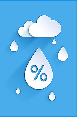 아이콘 컬러 백그라운드 날씨 사람없음 파란색 퍼센트 플랫 페이퍼아트 빗방울 플랫아이콘 2D아이콘 AI파일 비_날씨 특수기호 파일형식 벡터