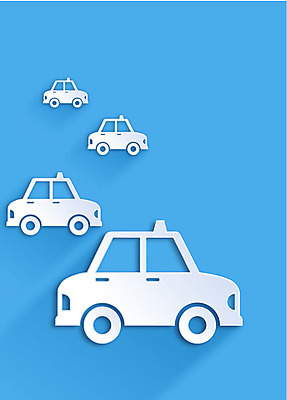 아이콘 교통수단 컬러 백그라운드 자동차 사람없음 파란색 플랫 페이퍼아트 플랫아이콘 택시 2D아이콘 AI파일 육상교통 교통 승용차 파일형식 벡터