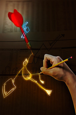 PSD 편집 편집이미지 손 백그라운드 비즈니스 상상 포토일러 화살 사람 신체부위 세명 빛 광선 다트 합성 네온 라이트페인팅 네온아트 이미지편집 페인팅 게임 파일형식