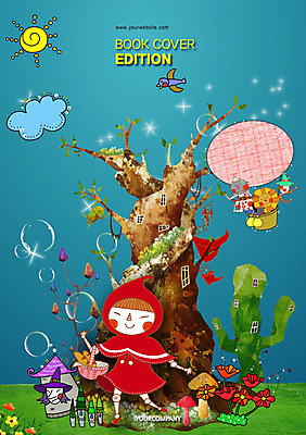 PSD 나무 동물 구름 템플릿 편집 표지디자인 북디자인 여자 표지 꽃 백그라운드 북커버 조류 동화 주택 사람 세명 판타지 바구니 버섯 열기구 잡지 사자 망토 마녀 허수아비 도로시 오즈의마법사 여자만 이미지템플릿 자연요소 식물 농업 포유류 항공교통 상상 건물 간행물 파일형식