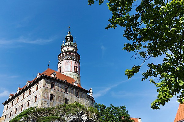 포토 JPG 주간 나무 해외풍경 해외 유럽 배경화면 유럽풍경 하늘 풍경 사람없음 야외 성 체코 체스키크룸루프 국내포토 자연요소 식물 건축물 나라 파일형식