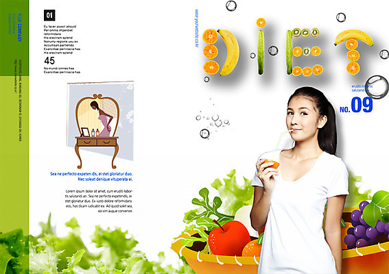 PSD 템플릿 편집 문자 표지디자인 북디자인 여자 표지 백그라운드 다이어트 채소 북커버 오렌지 과일 빨대 사람 동양인 두명 주스 마시기 잡지 오렌지주스 화장대 여자만 표지샘플 이미지템플릿 음료 가구 모션 건강 인종 간행물 과일주스 파일형식