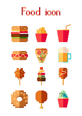 아이콘 음료 음식 모바일 디저트 맥주 피자 패스트푸드 사람없음 세트 감자튀김 햄버거 꼬치 플랫 도넛 플랫아이콘 닭다리 핫도그 음식아이콘 픽셀 2D아이콘 AI파일 감자 주류 서양음식 튀김 인스턴트 파일형식 벡터