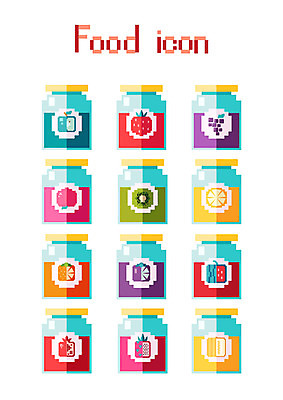 아이콘 과일 모바일 사람없음 세트 주스 플랫 병 과일주스 플랫아이콘 픽셀 2D아이콘 AI파일 식기 음료 파일형식 벡터