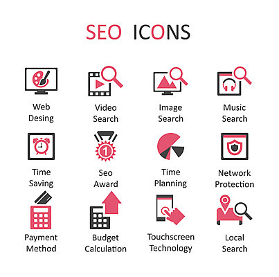아이콘 디자인 인터넷 비즈니스 돋보기 모바일 사람없음 세트 웹 네트워크 플랫 계획 플랫아이콘 검색 SEO 2D아이콘 AI파일 컨셉 정보기술 파일형식 벡터