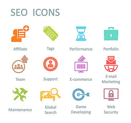 아이콘 인터넷 비즈니스 모바일 사람없음 세트 글로벌 웹 네트워크 플랫 플랫아이콘 검색 보안 SEO 마케팅 2D아이콘 AI파일 정보기술 안전 파일형식 벡터