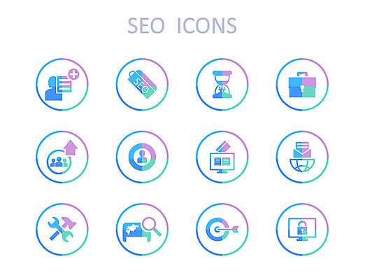 아이콘 인터넷 비즈니스 모바일 사람없음 세트 글로벌 웹 네트워크 플랫 플랫아이콘 검색 보안 SEO 마케팅 2D아이콘 AI파일 정보기술 안전 파일형식 벡터