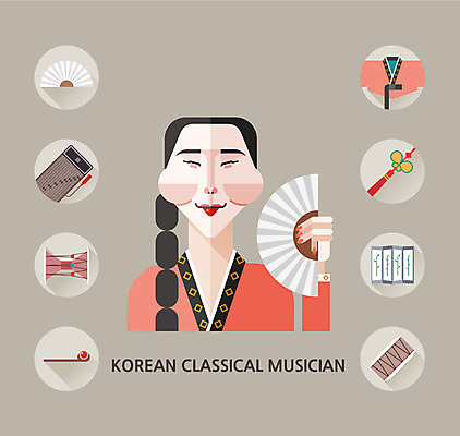 아이콘 여자 음악 모바일 국악 국악인 한명 사람 세트 웹 부채 플랫 한복 북 플랫아이콘 노리개 저고리 장구 비녀 병풍 가야금 여자만 여자한명만 2D아이콘 AI파일 1 한국전통 전통 인터넷 현악기 문화예술 타악기 전통소품 국악기 전통의상 파일형식 벡터 헤어액세사리