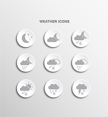 구름 아이콘 별 모바일 날씨 입체아이콘 사람없음 세트 웹 달 눈 비 플랫 번개 일기예보 플랫아이콘 날씨아이콘 2D아이콘 AI파일 자연요소 인터넷 입체 파일형식 벡터