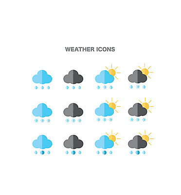 구름 아이콘 모바일 날씨 사람없음 세트 태양 웹 눈 비 플랫 일기예보 먹구름 플랫아이콘 날씨아이콘 우박 2D아이콘 AI파일 자연요소 인터넷 파일형식 벡터 구름_자연