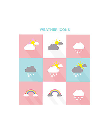 구름 아이콘 무지개 모바일 날씨 사람없음 세트 태양 웹 눈 비 플랫 일기예보 먹구름 플랫아이콘 날씨아이콘 우박 2D아이콘 AI파일 자연요소 인터넷 파일형식 벡터 구름_자연