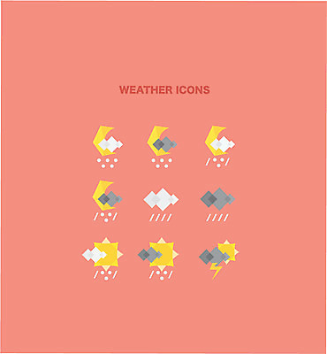 구름 아이콘 모바일 날씨 사람없음 세트 웹 달 눈 비 플랫 번개 일기예보 먹구름 플랫아이콘 날씨아이콘 2D아이콘 AI파일 자연요소 인터넷 파일형식 벡터 구름_자연