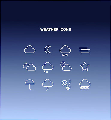 구름 아이콘 별 우산 모바일 바람 날씨 사람없음 세트 웹 안개 달 눈 비 플랫 번개 일기예보 플랫아이콘 날씨아이콘 2D아이콘 AI파일 자연요소 인터넷 파일형식 벡터