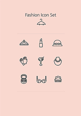 아이콘 모자 패션 장갑 목걸이 모바일 사람없음 세트 와인 웹 립스틱 머리빗 플랫 속옷 옷걸이 브래지어 플랫아이콘 티아라 파우더 패션아이콘 2D아이콘 AI파일 잡화 옷 인터넷 장신구 왕관 주류 화장품 미용용품 파일형식 벡터