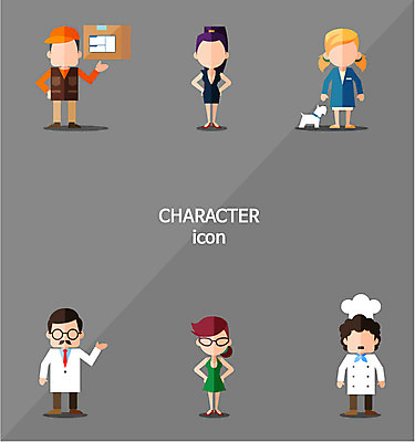 직업 캐릭터 여자 남자 일러스트 모바일 직업캐릭터 사람 여러명 세트 요리사 웹 플랫 배달원 디자이너 패션디자이너 과학자 수의사 엘리먼트 국내일러스트 일러캐릭터 AI파일 과학 다수 인터넷 의사 학자 파일형식 벡터