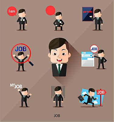 캐릭터 남자 포즈 일러스트 모바일 종류 사람 정장 여러명 세트 웹 구직 관찰 플랫 면접 출근 취업준비생 구인구직 엘리먼트 자기소개 남자만 국내일러스트 일러캐릭터 AI파일 옷 다수 컨셉 인터넷 비즈니스 모션 출퇴근 구인 파일형식 벡터