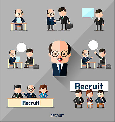 캐릭터 여자 남자 포즈 일러스트 모바일 종류 사람 여러명 세트 웹 모임 구직 플랫 면접 취업준비생 구인 구인구직 면접관 엘리먼트 자기소개 국내일러스트 일러캐릭터 AI파일 다수 컨셉 인터넷 비즈니스 파일형식 벡터