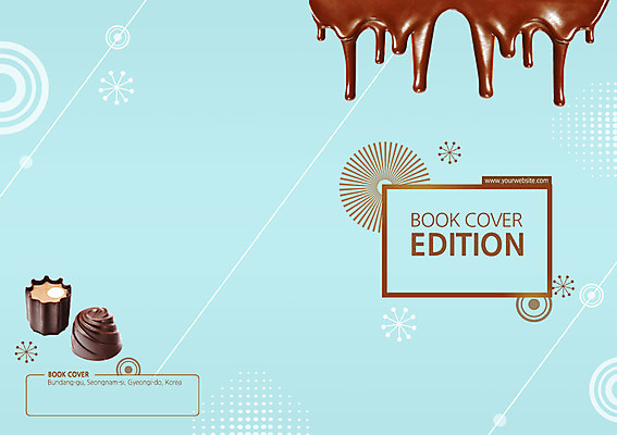 PSD 템플릿 편집 표지디자인 북디자인 기념일 표지 음식 백그라운드 북커버 데이이벤트 발렌타인데이 이벤트 팜플렛 사람없음 초콜릿 흐름 이미지템플릿 컨셉 디저트 파일형식